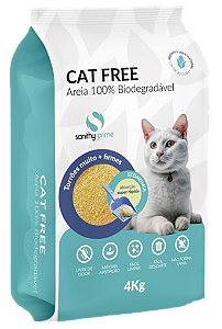 Areia  Hig Cat Free 100% Biodegradavel 4Kg