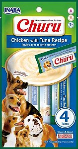 Churu Dog Frango/vegetais 56g 4tubos