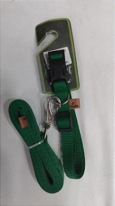Coleira + Guia Verde (g)