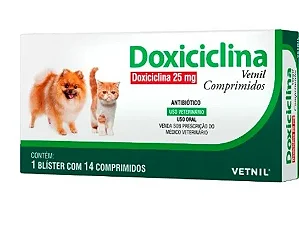 Doxiciclina Vetnil Comp. 25mg