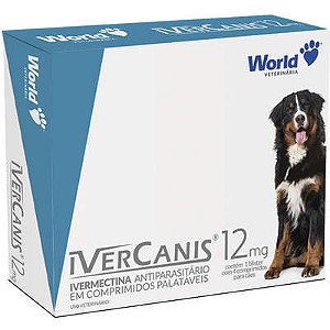 Ivercanis 12Mg 30Kg/60Kg 4 Comp