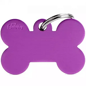 Medalha Aluminum Osso Roxo G