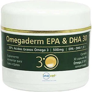 Omegaderm 30% Caps 500mg Inovet