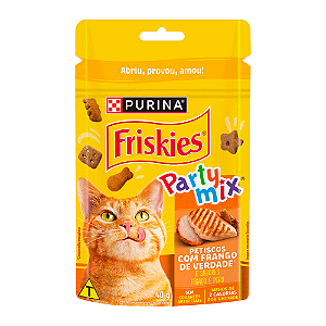Petisco Friskies Party Mix Frango 40G