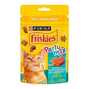 Petisco Friskies Party Mix Salmao 40G