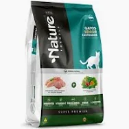 Ração Seca Alinutri Nature Fórmula Super Premium Para Gatos Sênior +7 Castrados 3kg