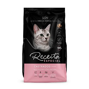 Receita Especial Gatos Castr Ad Salmao1Kg