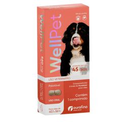 Antipulgas E Carrapatos Wellpet 560mg Cães 40,1 A 56kg-1comp