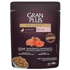 Sachê Granplus Gourmet Gatos Adultos Salmao 85g