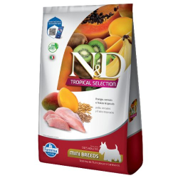 Ração N&amp;d Tropical Cães Adultos Raças Mini/pequenas Frango, Cereais E Frutas Tropicais 2kg