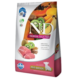 Ração N&amp;d Tropical Cães Adultos Raças Mini/pequenas Suíno, Cereais E Frutas Tropicais 2,5kg