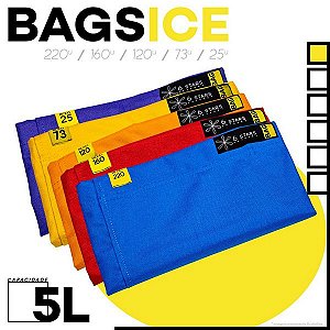 Kit c/ 5 Bags Ice (5L)b + Tela De Secagem 6Star Extract