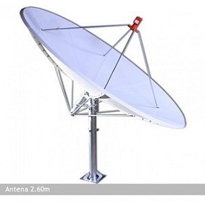 Antena Parabólica de Fibra 2,60 m Lerosat