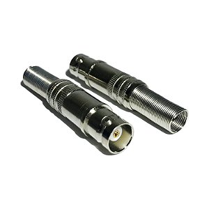 Conector BNC Fêmea Mola 4mm Parafuso