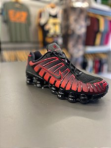 Tênis Nike Shox TL 12 Molas - Vermelho C/Preto