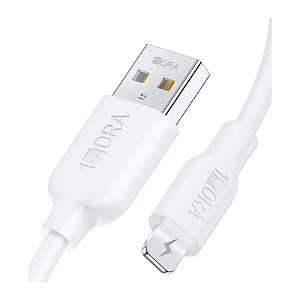 Cabo Usb + Lightning 2.1A 1M 1Hora