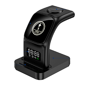 Estacao De Carregador Sem Fio 5 Em 1 15W Peining Pei-Ws10