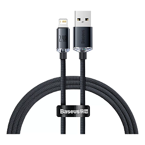 Cabo Usb + Lightning Cafule 2.4A 1M