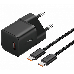 Kit Fonte Tipo C + Cabo Tipo C Baseus Gan5 Mini 20W (P10110900113-00)