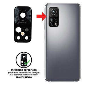 Lente Da Camera Xiaomi Mi 10T - 10T Pro
