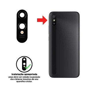 Lente Da Camera Xiaomi Redmi 9A