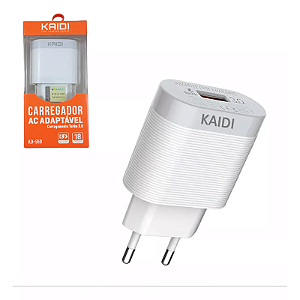 Fonte Carregador Turbo Pd20W Qc 3.0 Entrada Usb Kaidi Kd-108