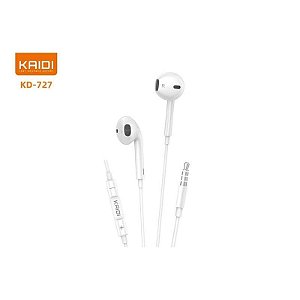 Fone De Ouvido Com Fio Kaidi Kd-727