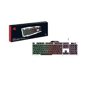Teclado Gamer Led Rgb Semi Mecanico Knup Kp-Te119