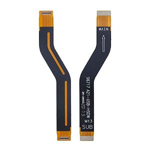 Flex Lcd E Placa Sub Samsung Galaxy A21 - M13