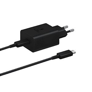 Kit Samsung (Fonte + Cabo Tipo C + Tipo C) 45W Turbo