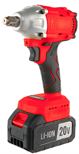 CHAVE DE IMPACTO 20V 3Ah +6PÇS FLEX (2 BAT)