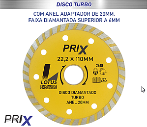 Disco Diam Turbo 110Mm Prix