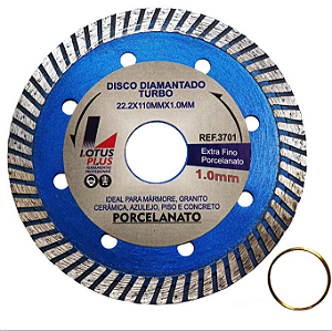Disco Diam Turbo Porcel 110X1.0Mm Plus