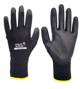 PAR DE LUVAS TÁTIL PRETA VOLK TAMANHO EG