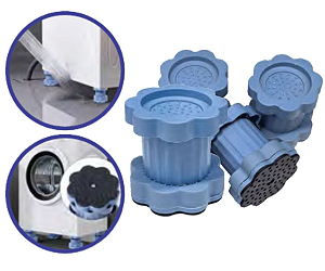 BASE ANTIVIBRAÇÃO AJUSTÁVEL P/ MAQ. LAVAR C/4