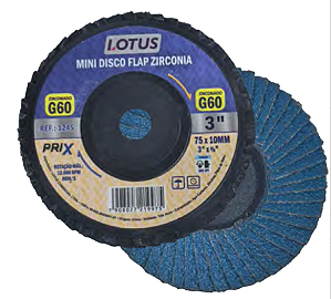 MINI DISCO FLAP 3 75MM ZIRCONIA #60 PRIX