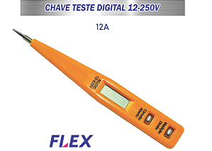 CHAVE TESTE DIGITAL 12-250V FLEX