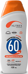 PROTETOR SOLAR FPS 60 CORPORAL NUTRIEX PROFISSINAL 120 ML