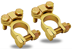 KIT 2 TERMINAL BATERIA UNIVERSAL SAPÃO (Reforçado, ideal para veículos maiores)