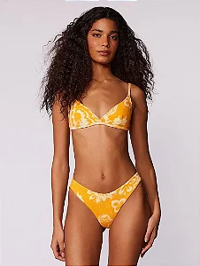 Top Triângulo + Tanga Fio Duplo Estampado La Vie