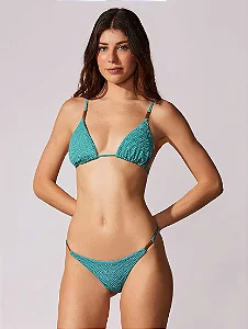 Top Cortininha + Tanga Lateral Estreita Lisos Nice