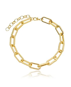 Corrente de Elos Boss Banhado a Ouro