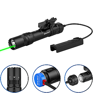 Lanterna Olight Odin GL M 1500 Lúmens 215 Metros Laser Verde - Preta
