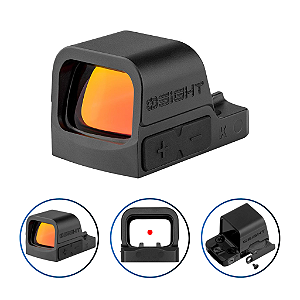 Red Dot Olight Osight K 14x21 6 Moa Bateria Lateral - Preto
