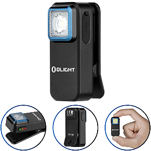 Lanterna Olight Oclip 300 Lúmens 70 Metros - Preto