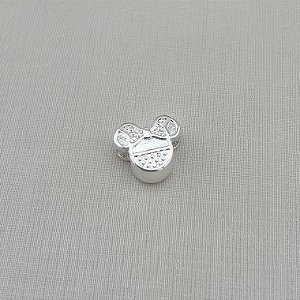 Berloque minnie em banho de prata silver