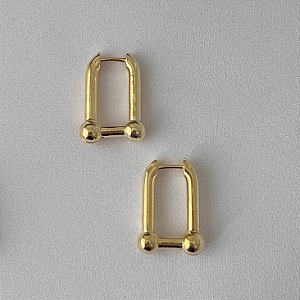 Argola inspiração tiffany lisa em banho de ouro 18k