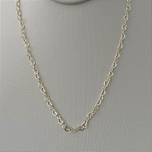 Corrente corações vazados