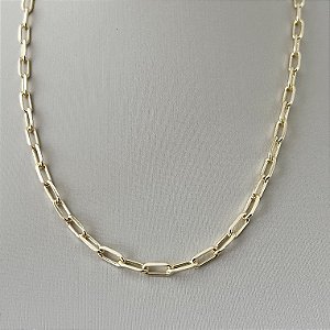 Corrente de elos cartier GG em banho de ouro 18k