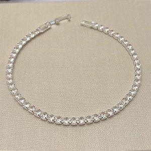 Pulseira Riviera em banho de prata silver